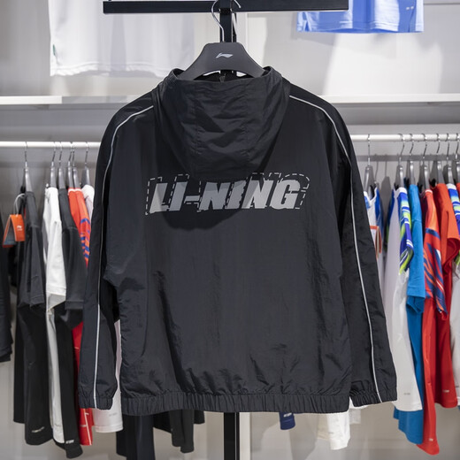Lotus Lotus Blatt Schutzgrabenmäntel für Männer und Frauen im gleichen Stil 2024 Quelle wasserdichte Sonnenschutzmantel Lose Jacke Afdu695 Afdu695-1 Black S