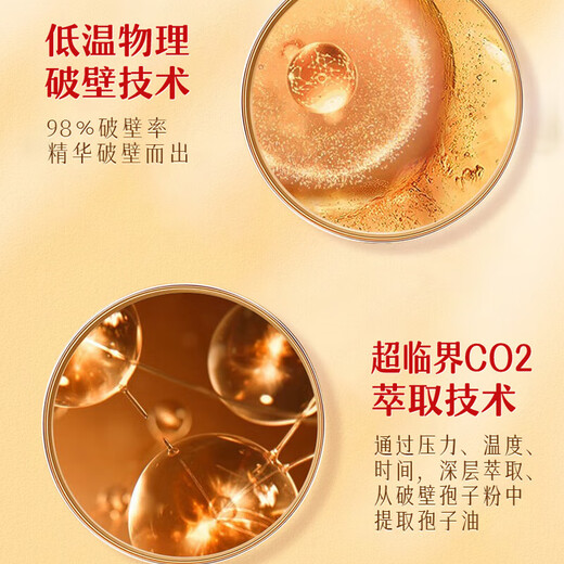 北京同仁堂芝神堂灵芝孢子油胶囊破壁灵芝孢子粉送长辈营养 灵芝孢子油胶囊30粒/盒（三萜16.3%）