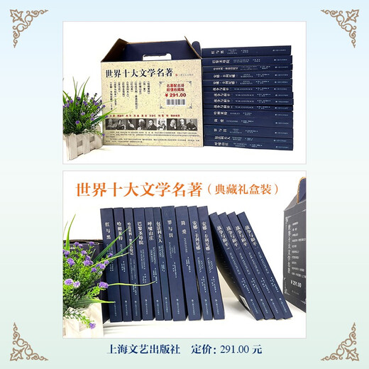 The world's top ten literary masterpieces (collector's edition) (full of 10 volumes) Novels