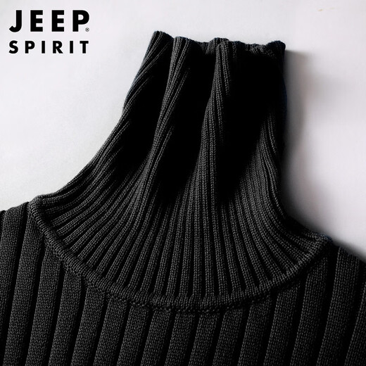 JEEP SPIRIT吉普毛衣男高领针织衫男士外套男装冬季保暖打底衫线衣服