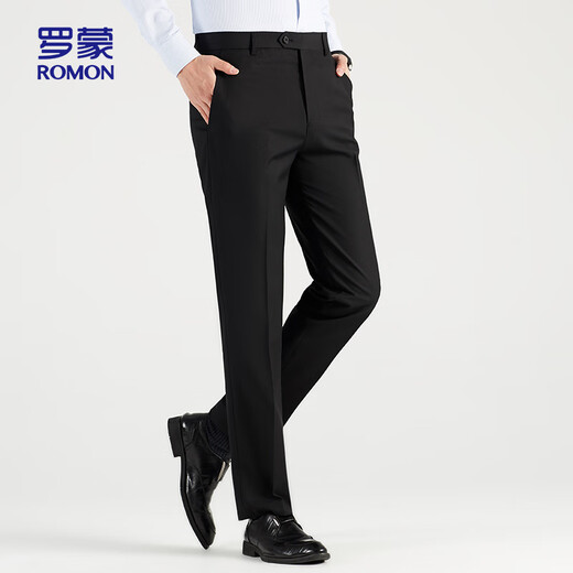 
ROMON (ROMON) trousers men's straight elastic spring and autumn middle-aged and young business work style professional trousers XK668L