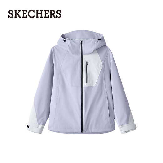 Skechers mountain style fashionable three-in-one polar fleece jacket L324W141 light lavender/0510 L