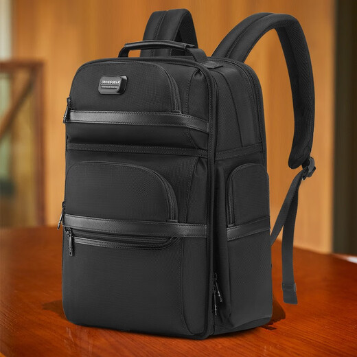 Cross Swiss high-end light luxury president bag ballistic nylon business trip backpack travel bag 17-inch computer bag black