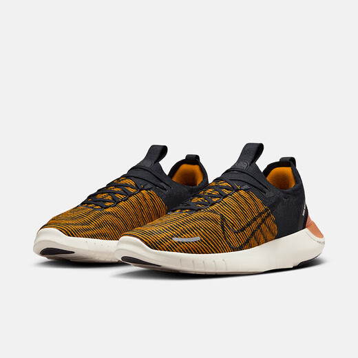 Nike (NIKE) casual shoes men's shoes summer new sports shoes FREE barefoot shock-absorbing breathable running shoes FB1276-002 FB1276-700 yellow 44