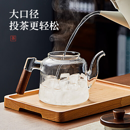 Yipot tea brewing teapot glass kettle tea water separation electric ceramic stove special tea boiler large capacity around the stove steaming teapot