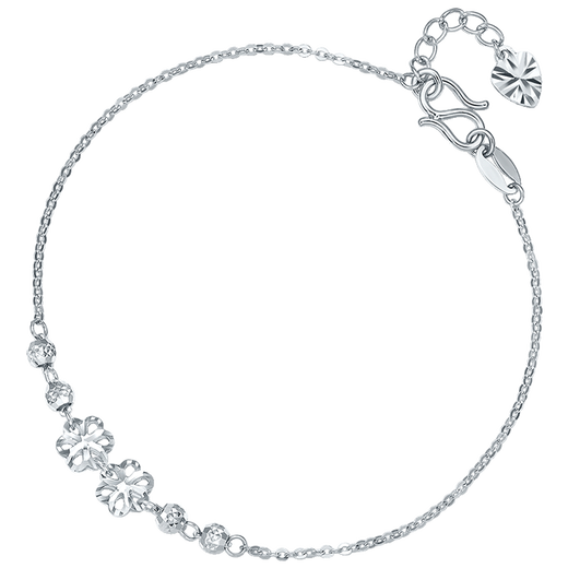 Saturday Fu PT950 platinum bracelet for women PT073528 about 2.23g 16+1.5cm birthday gift