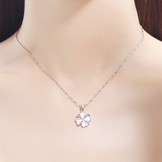 Baofige PT950 platinum necklace for women, platinum clavicle chain, pendant set chain pricing, Valentine's Day gift for girlfriend, platinum necklace + platinum pendant, support counter inspection