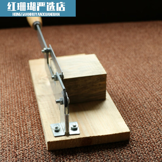 Chinese medicine slicer manual guillotine simple rice cake cutting knife Chinese herbal medicine cutter donkey hide gelatin cake knife nougat household household guillotine
