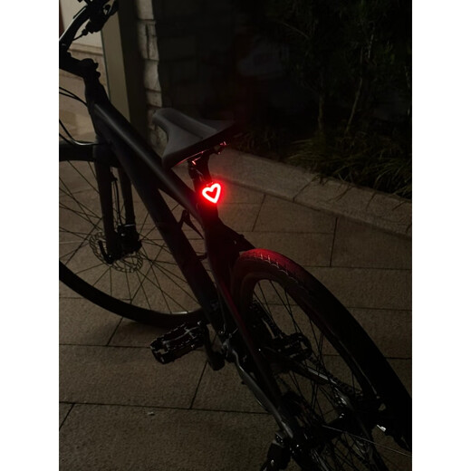 适用喜德盛gt350380/700/300/800黑客500RC200公路自行车夜骑尾灯 创意尾灯-圆形