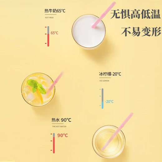 Yekee HelloKitty disposable straws individually packaged and bendable for children and pregnant women to drink fruit juice 25 pieces Y-9404