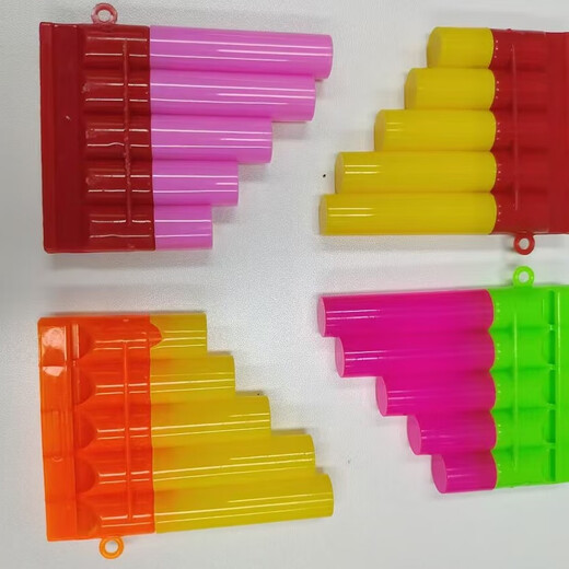 TUY MUSIC CLASS 5 TUBOS 5 TONE FLUTE FLUTE MINI MIYUE CHI Little Panflus Atracción turística Instrumentos musicales Aleatorio cuatro