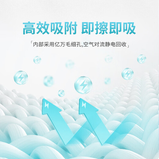 Lier's water molecule rag has strong water absorption for dishwashing and does not shed lint. It is suitable for mirror cleaning. Multifunctional cleaning cloth. Blue 17*17CM (9 packs)