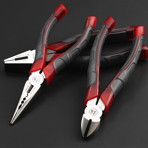 Fukuoka Tools Japanese-style multi-functional diagonal pliers diagonal pliers industrial grade electrician diagonal pliers 6 inches