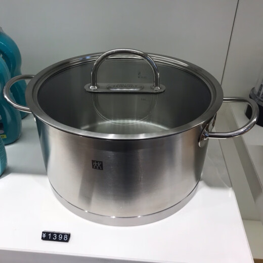 Zwilling (ZWILLING) German Prime generation series double-ear deep and shallow pot 18 cm milk pot soup pot stainless steel pot wok color box 30cm0ml