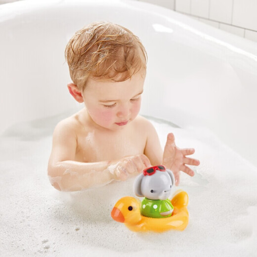 Hape bath toy children's bathing and water comfort toy cute elephant turning music boys and girls children's gift cute baby water play set Suit00982