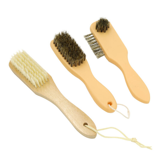 
Kang Liya K-1342 Soft-breasted shoe polish brush Multifunctional dust brush leather shoe brush Bristle three-sided brush