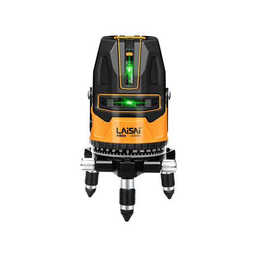 Laise Laser Level Indoor 2-Line-Infrarot 5-Zeilen-Stufe 6860 Gerät grünes Licht Outdoor hochpräzise 671 Starke leichte dünne Linie 5-Line-Super-Hellgrün-Licht 6860 Doppel elektrisch + 1,6 Meter