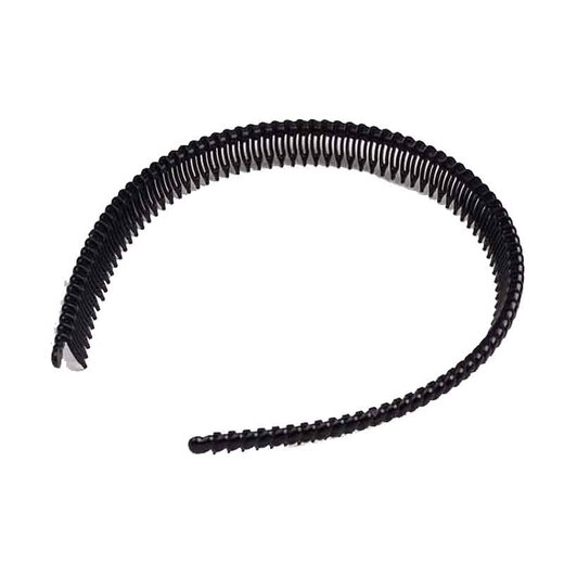 Zuoou face wash headband for women, simple hollow toothed face wash, special anti-slip black hair sorting artifact, going out pressure headband, toothed anti-slip black, upgraded version