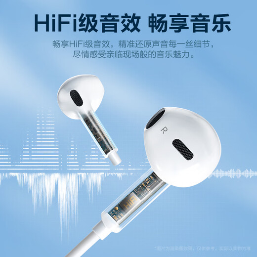 Zhiguozhe [TOP list 1] type-c headphones wired digital game computer e-sports hifi semi-in-ear type suitable for Huawei Honor oppo Xiaomi vivo Apple 15/16