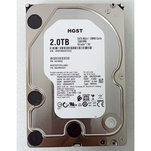 日立/日立 HUS722T2TALA604 2TB企业级硬盘7200转128M 西数标/WD