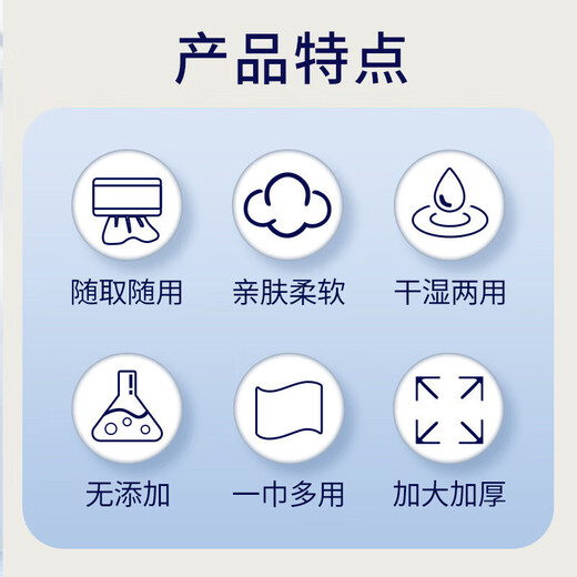 Lazy rag hanging extraction household hanging extraction kitchen special soft towel dry towel absorbs oil and water disposable 45g 30 cigarettes 2 packs 20*20