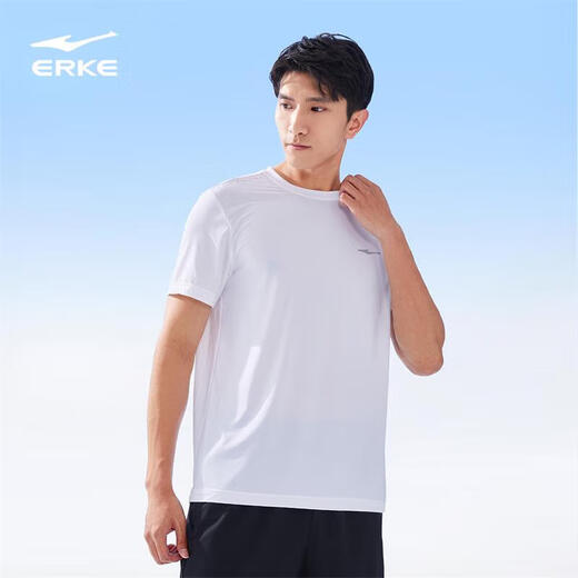 Hongxing Erke Camiseta de manga corta de secado rápido para hombre, camiseta deportiva de primavera y verano para hombre, top absorbente de humedad para correr 51223202117