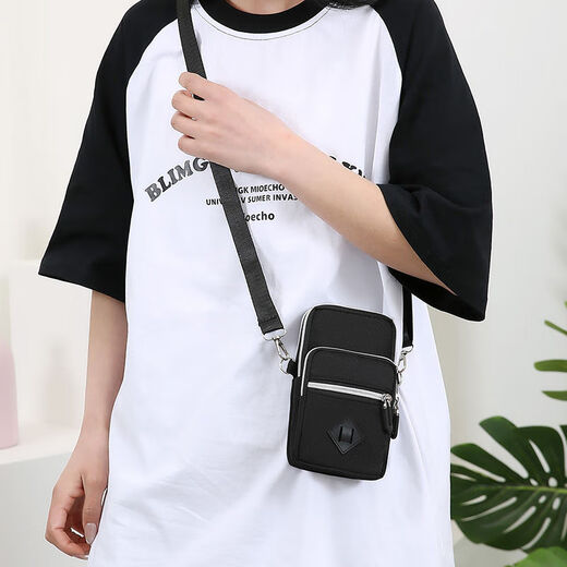 QUEENJOY Chinese Valentine's Day lightweight mobile phone bag women's wear-resistant halter neck small bag crossbody bag arm mini coin wrist summer shoulder bag pink