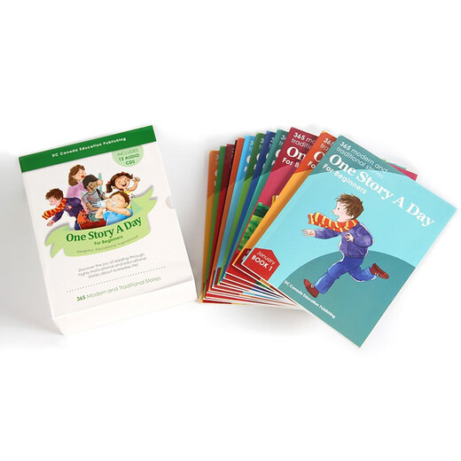 365天天故事系列 12册 幼儿版 （One story a day）亲子英语课外阅读绘本 英文原版进口 5-7岁 蓝思值200L - 400L