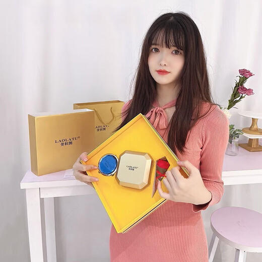 LAOLATU platinum ring for women PT950 platinum paired ring with open mouth couple ring wedding ring Chinese Valentine's Day gift for wife pt950 platinum paired ring live mouth adjustable