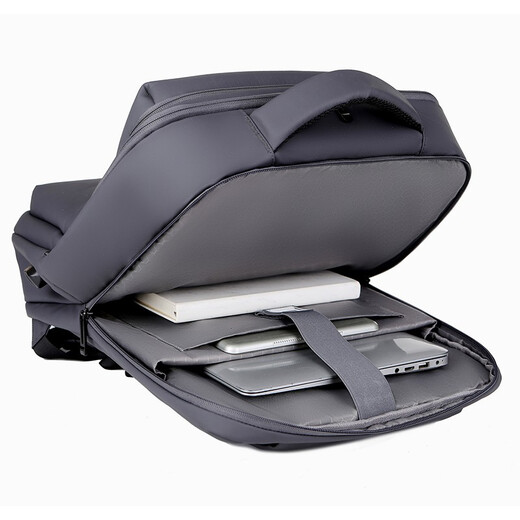 Qingxi computer bag backpack 17.3 inches business backpack laptop bag game notebook e-sports male and female student school bag black 17.3 inches