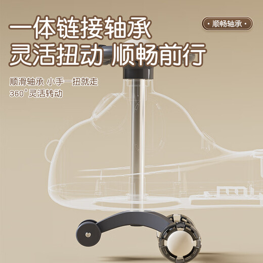 DEERC扭扭车儿童1-3岁溜溜车防侧翻宝宝摇摆车早教玩具生日礼物