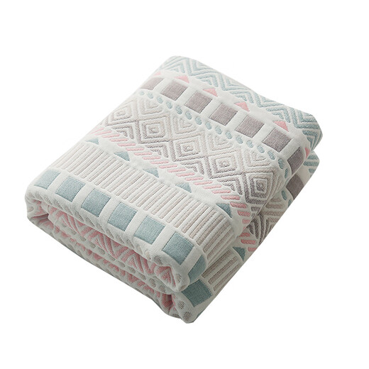 Baby mattress mattress baby pure cotton six-layer gauze sheet spring, summer, autumn and winter breathable machine washable kindergarten four seasons six-layer gauze Mickey blue 80*130cm-free pillow cover