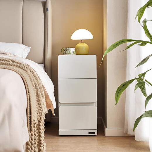 全友家居 现代简约床头柜卧室收纳储物置物柜沙发边柜小柜子600736KD