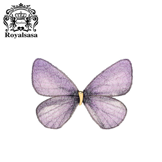 Royal sasa royal salsa magic post broken hair bangs stickers embroidery gradient butterfly side sticky hair fairy hair accessories headdress