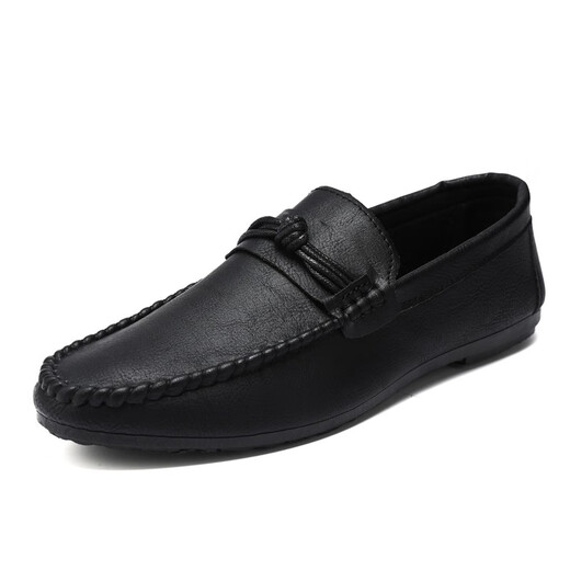 Aokangbai Herren Bohnenschuhe Koreanische Version der geschäftlichen Arbeit lässige Lederschuhe atmungsaktiv und vielseitig nicht gleitsam