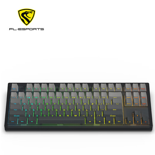 Belly Spirit MK870 Lado de intercambio en caliente Grabado Mecánico Teclado mecánico Terminado Bluetooth Bluetooth Tres modos de tres modos 87 teclas Oficina rápida de plata [tres modos] El otro lado de cereza + rubor de grabado de rubor eje de durazno [silencioso]
