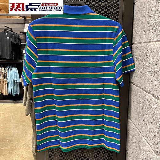 Nike (NIKE) short-sleeved men's summer new fitness training sportswear fashion lapel POLO shirt breathable casual T-shirt FN3897-480 M