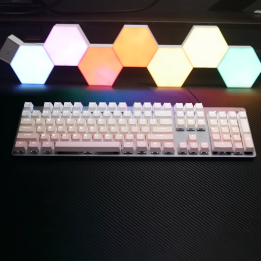 Logitech K845 Juego de teclado mecánico El teclado con cableado del teclado de la oficina del teclado con cable del teclado personalizado Versión personalizada de teclado Dé regalos para la novia de los niños K845 Risan Sakura Gradient Edition Roll Roll