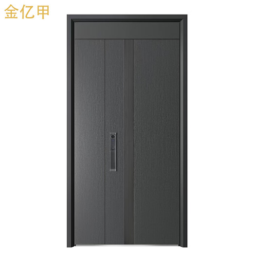 金亿甲门业（A30梦华)甲级安全门精雕板木纹转印入户门支持私人订制 A30梦华单门