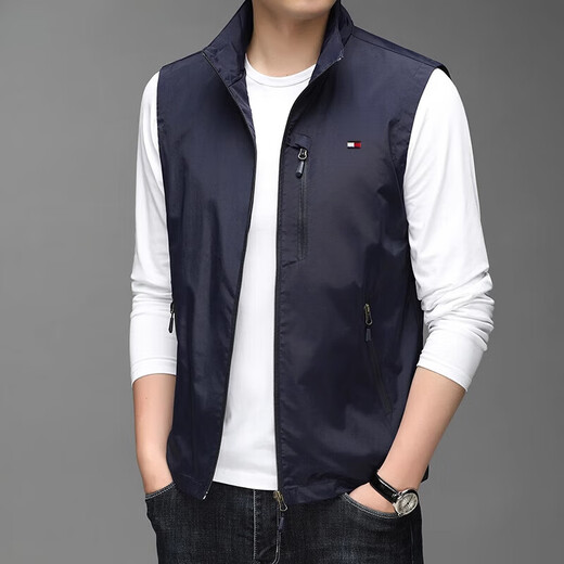 Tommybull Amerikaner Tommy Tommy Herbst und Winter Jacke im Freien vielseitige, gelegentliche ärmellose Weste Stehkragen Weste Khaki 686 2xl [vorgeschlagenes Gewicht 160-180 Jin [Jin gleich 0,5 kg]]]