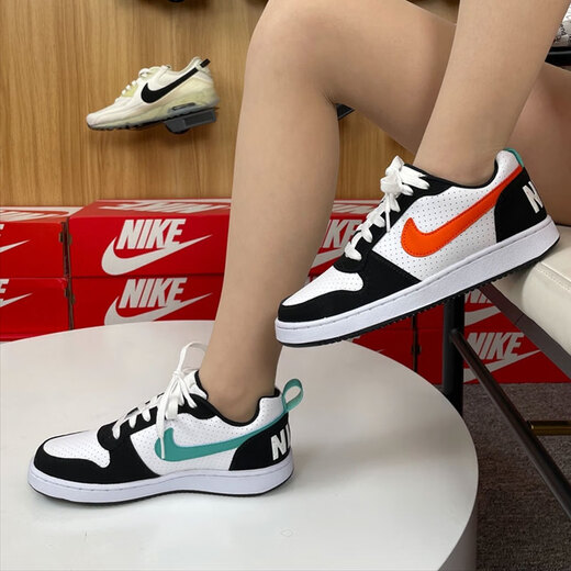 耐克（NIKE）女鞋夏季新款Court Borough低帮板鞋休闲鞋复古运动鞋 FD9918-181鸳鸯配色 39