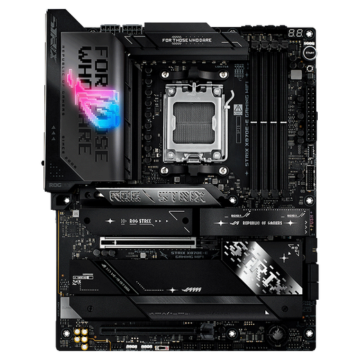 Rogstrix x870e-e Gaming WiFi Motherboard unterstützt CPU 9900x/9950x/9800x3d (AMD x870E/Socket AM5) [Trendy E-Sports] x870E-e
