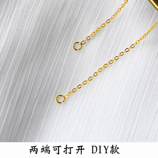 Prico Swan Four-leaf Clover Pendant 925 Sterling Silver Gold Plated 18k Gold Women's Necklace Clavicle Chain DIY Set Chain with Chain Rose Gold