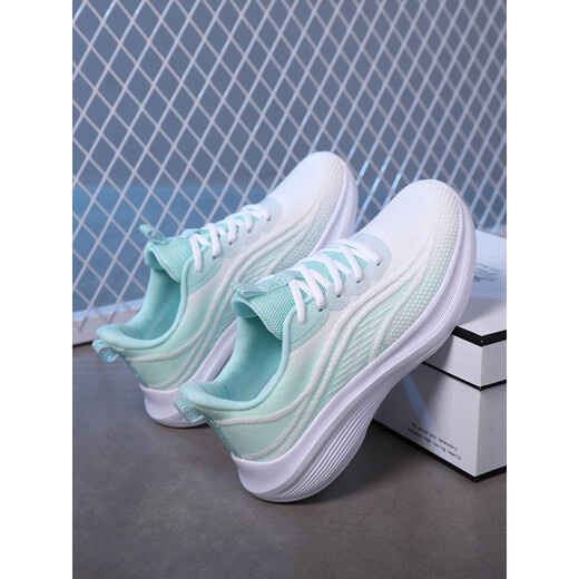Yxyr Sportspezifische Spezialschuhe für die High School -Aufnahmeprüfung Frauen Militär Training Sportschuhe Junior High School -Schüler -Laufschuhe Super Light Schuhe Schüler -Laufschuhe Bunte Pulver 829 36 Standard -Code -Sammlungssocken Socken
