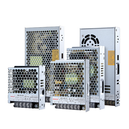 Meanwell LRS-350W Питания переключения 24 В трансформатор 220 Вращение 12 В дк 50/100/150/200W48V LRS3524 丨 24V15A SF Express