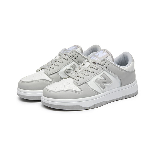 New Balance Мужская обувь, черно-белая туфли Panda, N-Line Flat White Shoes, женские туфли, не скользящие кроссовые кроссовки, не скользящие, черно-белые [версия обновления] 36