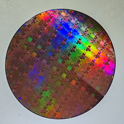 Crystal CPU wafer wafer photolithography integrated circuit chip semiconductor silicon wafer teaching science test 12 inches 10 free acrylic bracket