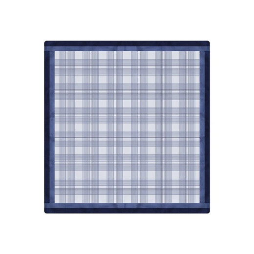 Fanyi Handkerchief A1o20-Men's Sweat Nostalgic Sweat-absorbing Sweat-absorbing Side-plaid Classic Old Women's Handkerchief Small Square 38*38cm Random Fancy 1 Default
