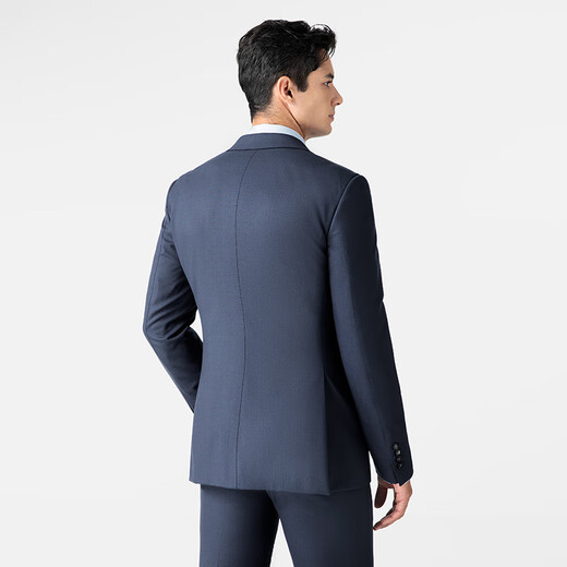 VICUTU [Little Blue Plus] Men's Suit Top Comfortable and Easy-to-Preparable Jacket Groom Wedding Gown Top 175B or Pants 84B Vest