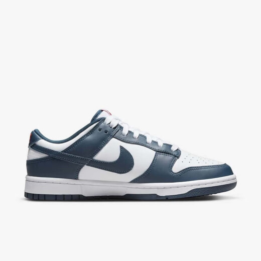 耐克（NIKE）鞋子男 Dunk Low Retro经典低帮男子休闲运动鞋轻便舒适复古板鞋 DD1391-400 白藏青 41